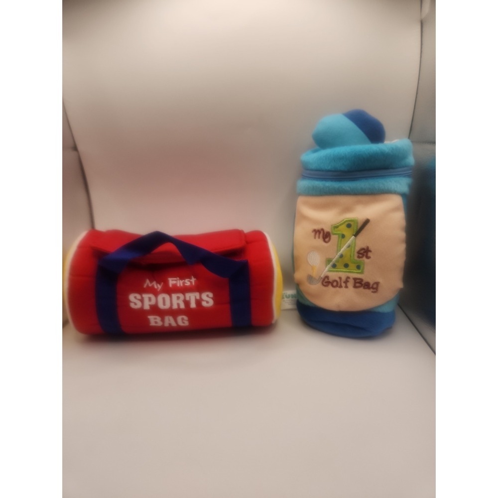 My First Golf Bag and My First Sports Bag Plush Toys